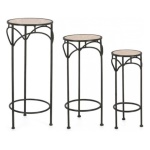 Set porta vasi piante Yes Everyday 0742981 GUENDA Nero