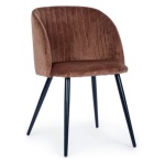 Yes Everyday - Sedia Yes Everyday 0734286 QUEEN Velvet ruggine