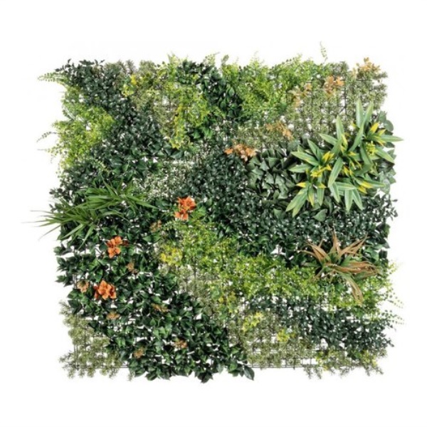 Siepe sintetica Yes Everyday 0790452 pannello mix fiore arancio Verde