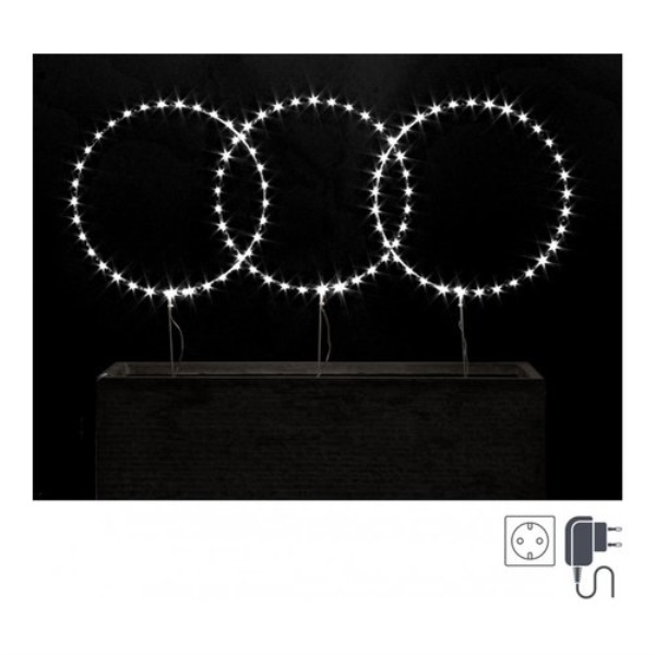 Sagoma luminosa Bizzotto Christmas decor 0932065 Cerchi