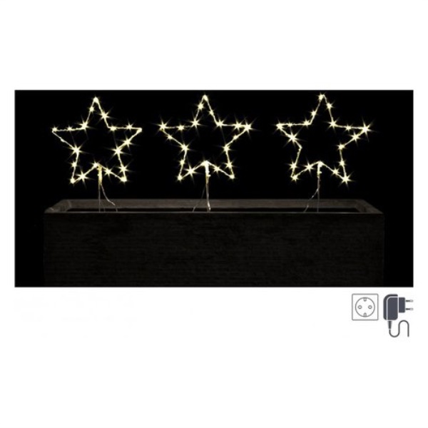 Sagoma luminosa Bizzotto Christmas decor 0932078 Stelle