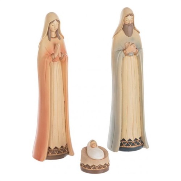 Set 3 figure Nativita' Azz-Rosa Bizzotto Christmas decor 0974667 HEAVE