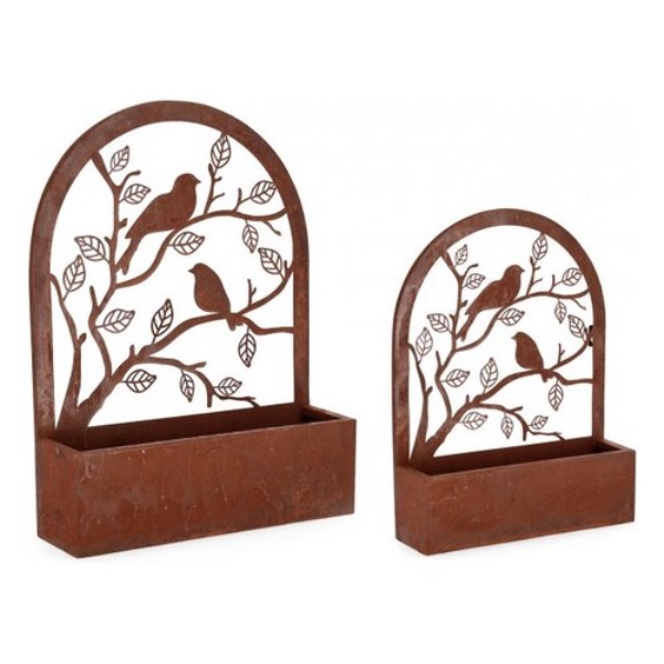 Set porta vasi piante Yes Everyday 0723950 ROSALINDA Ruggine