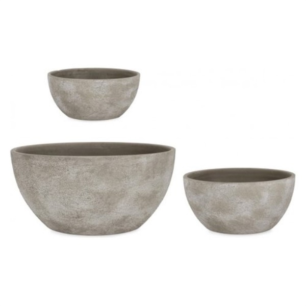 Set vasi piante Yes Everyday 0503387 HECTOR Grigio