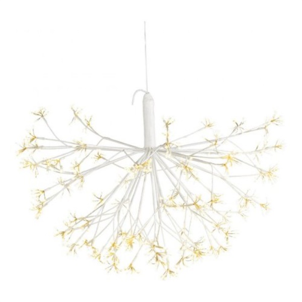 Decorazione luminosa Natale Bizzotto Christmas decor 0974569 Sfera Bia