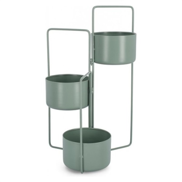 Porta piante Yes Everyday 0722915 KEYRA pieghevole con 3 vasi Salvia