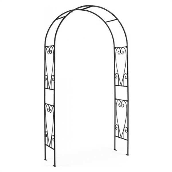 Grigliato piante rampicanti Yes Everyday 0723905 ALISHA ad arco Nero