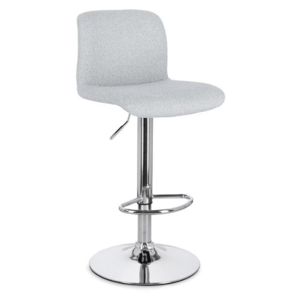 Sgabello Yes Everyday 0733454 RAFAEL Cromo e Grigio chiaro