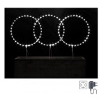 Sagoma luminosa Natale Bizzotto Christmas decor 0932065 Cerchi