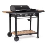 Yes Everyday - Barbecue GPL Yes Everyday 0790317 LONI 3 bruciatori Nero