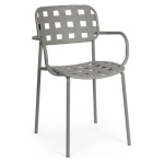 Yes Everyday - Sedia con braccioli Yes Everyday 0650036 CLOVER Grigio