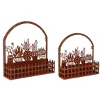 Yes Everyday - Set porta vasi piante Yes Everyday 0723952 ROSEMARY Ruggine