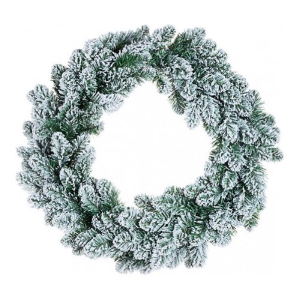 Corona Natale Bizzotto Christmas decor 0933619 INNSBRUCK Verde innevat