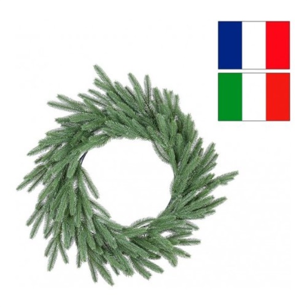 Corona Natale Bizzotto Christmas decor 0939713 TIROLO Verde