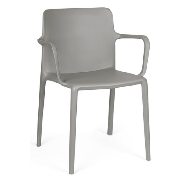 Sedia con braccioli Yes Everyday 0650048 CHLORIS Grigio