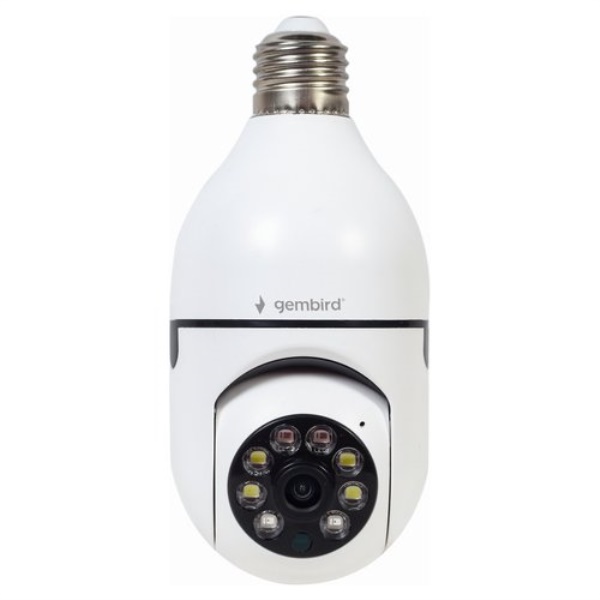 Videocamera sorveglianza Gembird TSL CAM WRHD 01 E27 rotante White