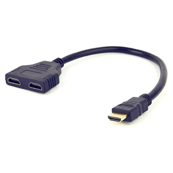 Cavo HDMI Gembird DSP 2PH4 04 CABLEXPERT Passive dual port Black