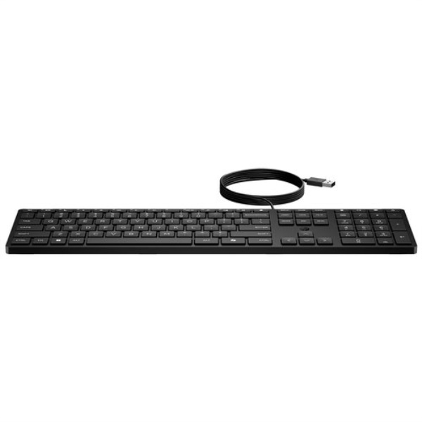 Tastiera computer Hp 9SR37UT Wired Desktop 320K Black