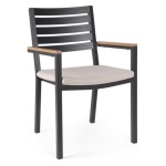 Yes Everyday - Sedia con braccioli Yes Everyday 0664016 HENNA Antracite