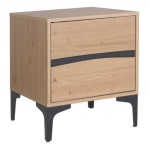 Comodino Yes Everyday 0748793 MELYS Naturale e Nero