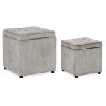 Set pouf Yes Everyday 0740993 DYLAN Grigio