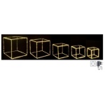 Sagoma luminosa Natale Bizzotto Christmas decor 0932060 Cubi