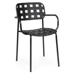 Yes Everyday - Sedia con braccioli Yes Everyday 0650037 CLOVER Nero