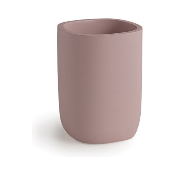 Bicchiere porta spazzolino Gedy YL98 10 YLENIA Rosa