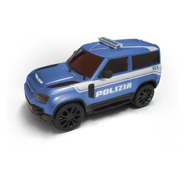 Radiocomando Re. El Toys 2341 POLIZIA Land Rover Defender 2,4 GHz