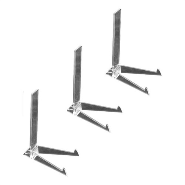 Porta piatto Diemme Display 327 KRISTALL Set 3 pz 12 cm Trasparente