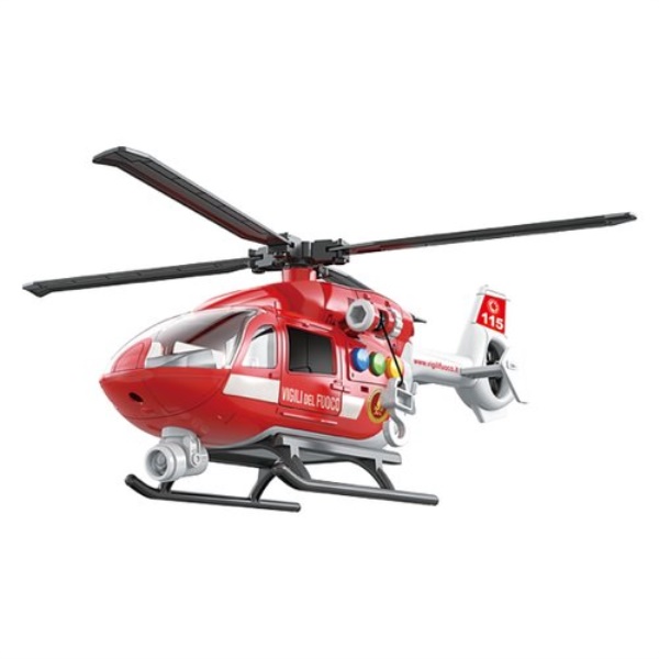 Elicottero giocattolo Re. El Toys 0355 VIGILI DEL FUOCO con luci e suo