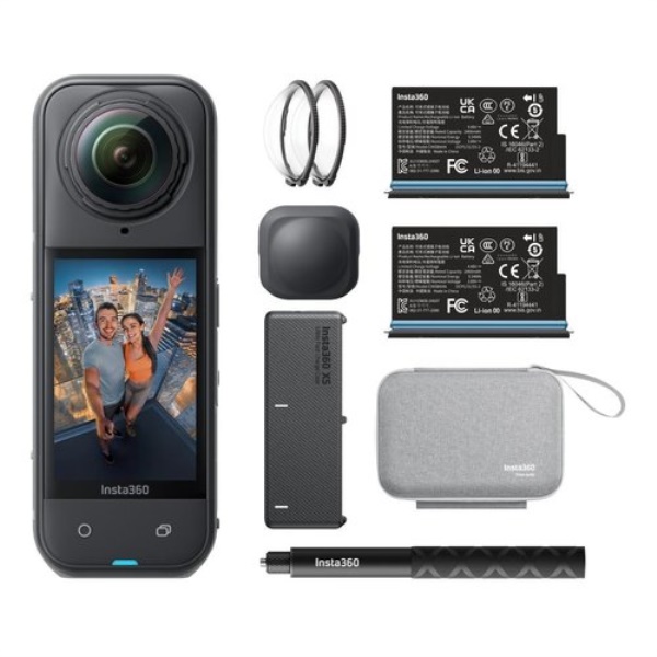 Action cam Insta360 935446 X5 Essential Bundle Black