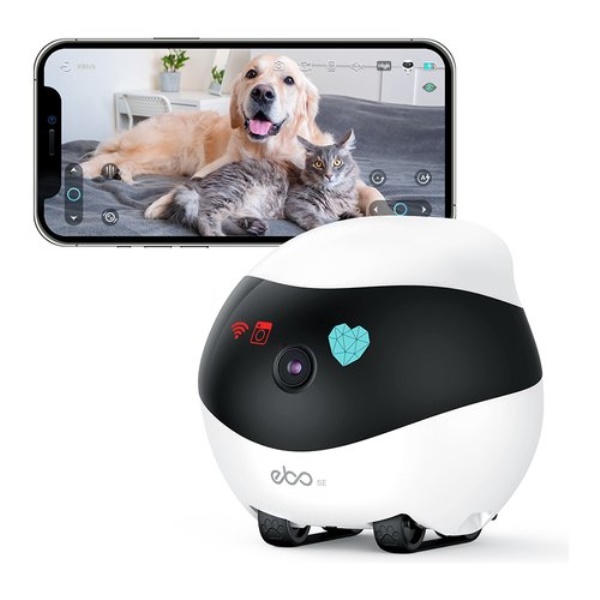 Videosorveglianza animali smart Enabot 120188 EBO SE White e Black