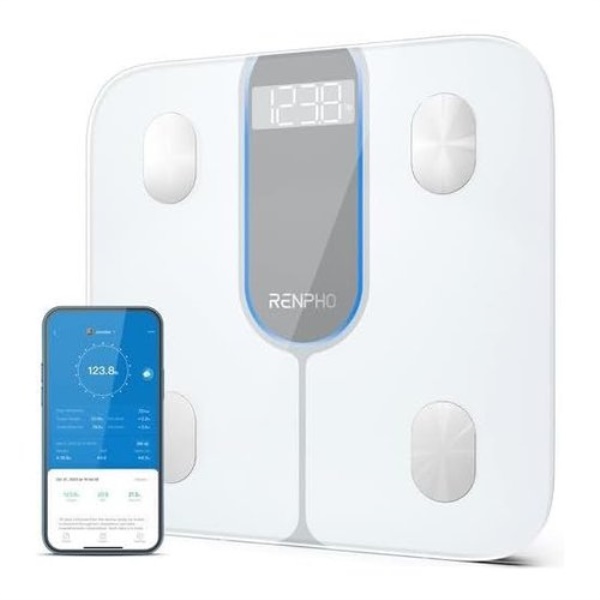 Bilancia pesapersone Renpho PEU R A033 WH B2B ELIS 1C Smart Body Scale