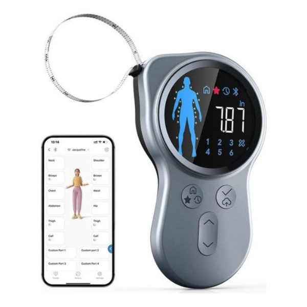 Misuratore circonferenza SMART Renpho PEU R Y002 BK A3 Smart Tape Grey