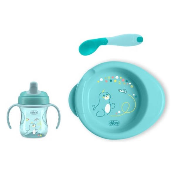 Set pappa Chicco 00016200250000 Azzurro