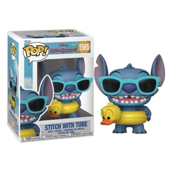 Personaggio collezione Funko 86277 POP DISNEY Lilo & Stitch With Tube 