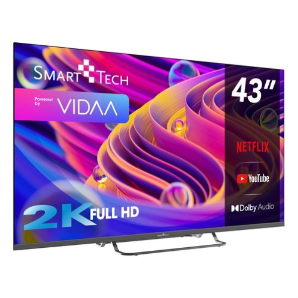 Tv Smart Tech 43FV02V Black