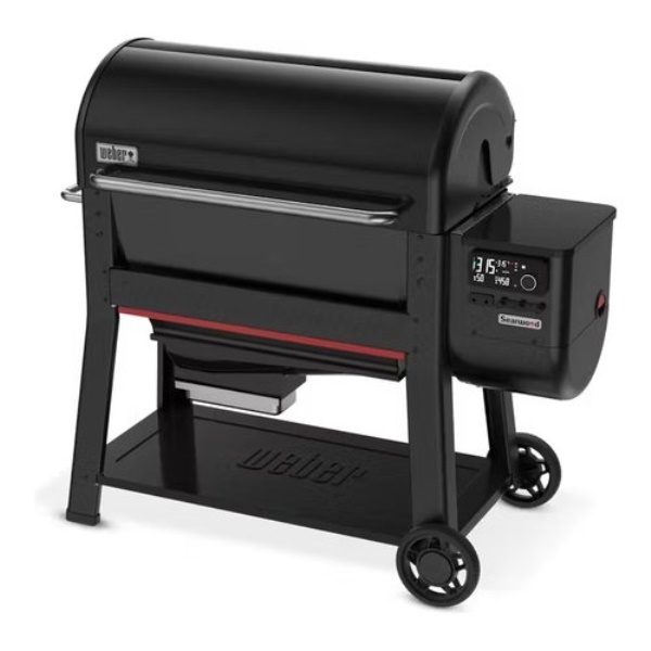 Barbecue Pellet Weber 1500131 SEARWOOD 600 XL Nero