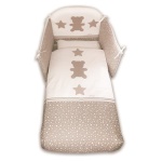 Piumone lettino Italbaby 120 95 97 STELLINE set 4 pz Grey