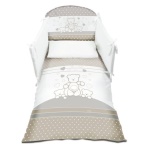 Italbaby - Piumone lettino Italbaby 120 003 ORSETTI set 4 pz Tortora