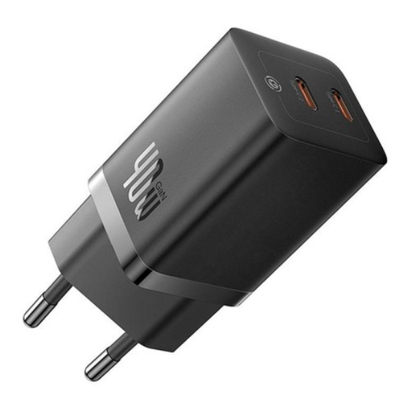 Caricabatterie Baseus CCGP180101 FAST CHARGER GaN5 Pro 40W Black