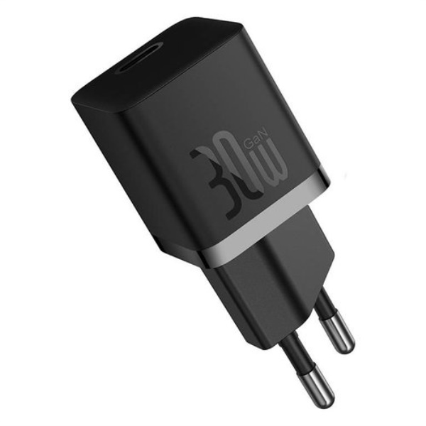 Caricabatterie Baseus CCGN070401 FAST CHARGER GaN5 30W mini Black