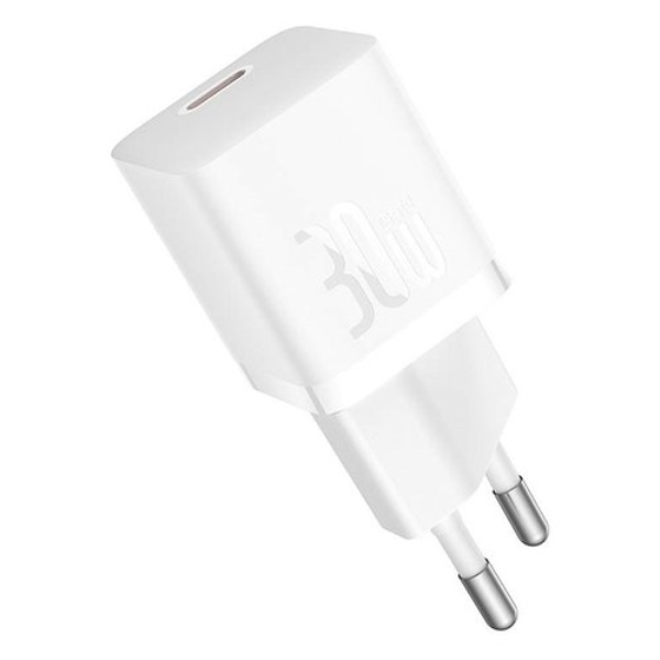 Caricabatterie Baseus CCGN070502 FAST CHARGER GaN5 30W mini White