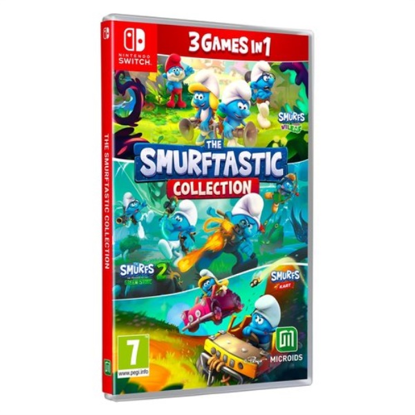 Videogioco Microids 1177063 SWITCH I Puffi Collection 3in1