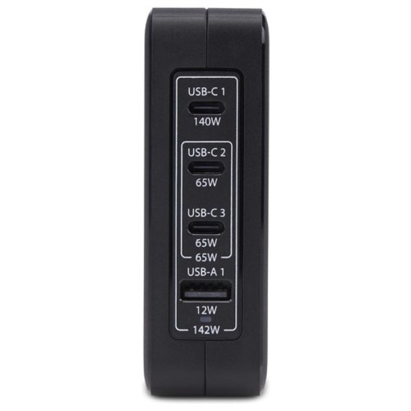 Caricabatterie Startech.Com 3114GCU WALL CHARGER 140W GaN Black