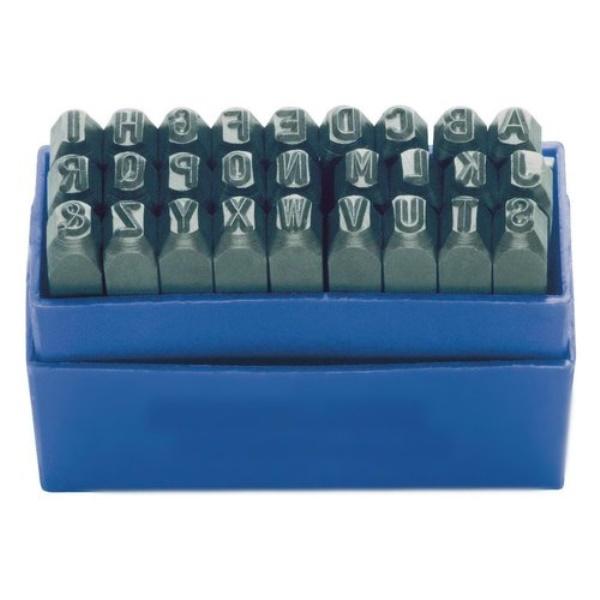 Set punzoni Vbw 6558.00.006 alfabetici h. 6 mm