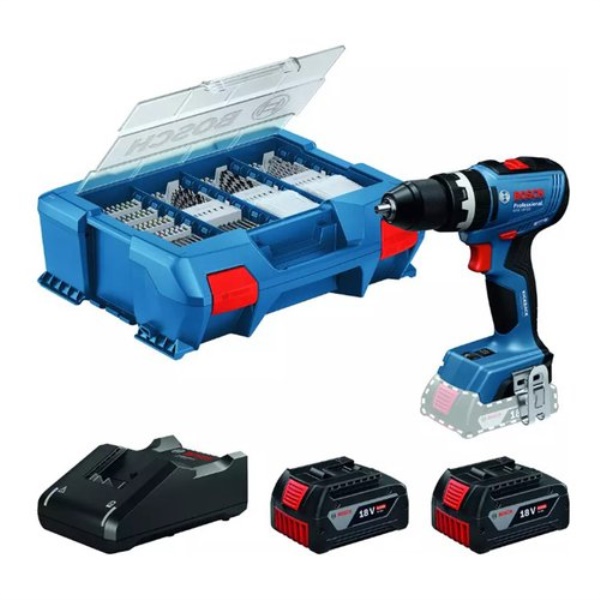 Trapano percussione Bosch Professional 06019N3307 Gsb 18V 65 con 82 ac