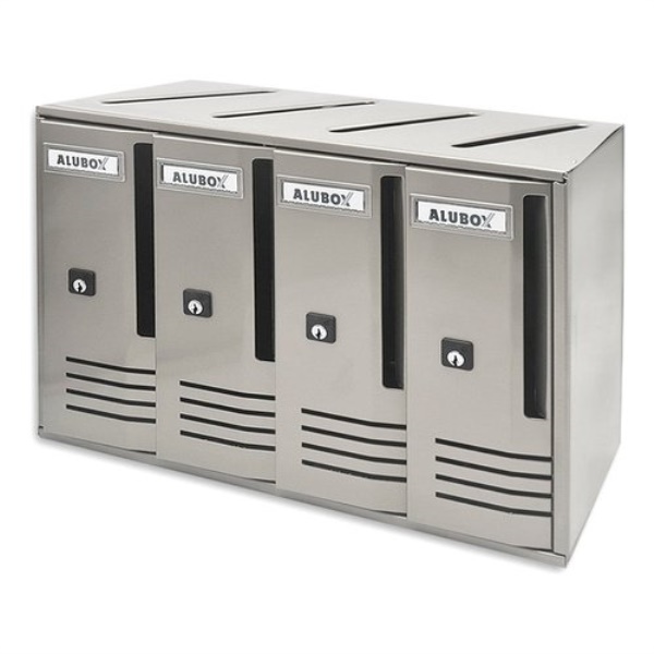Cassetta posta condominiale Alubox 20C4AM CUBO Grigio antracite