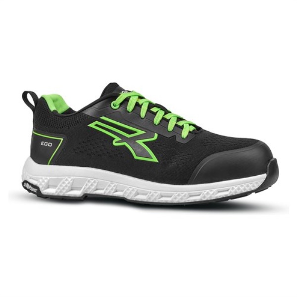 Scarpe da lavoro U Power RE20016-42 RED EGO Aton Nero e Verde